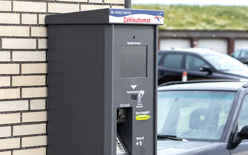 Inselparker-Zahlautomat